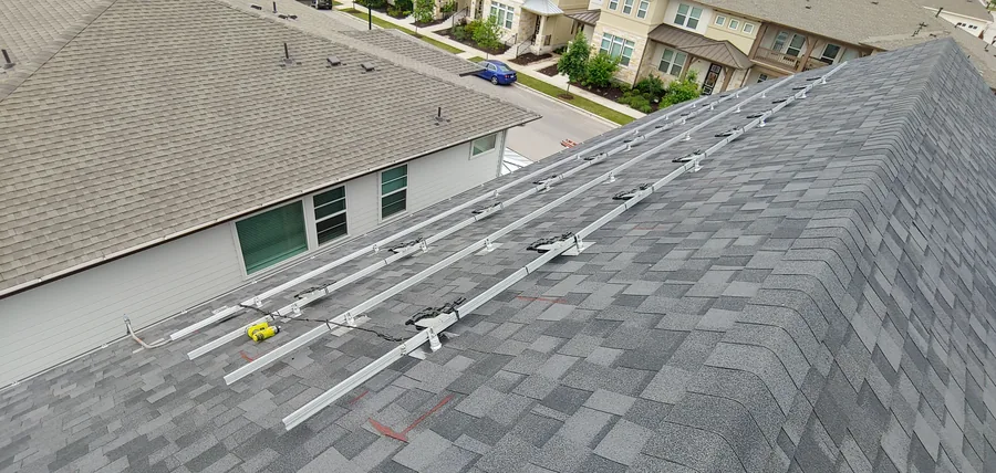 Re-roof project in Cedar Park, Texas